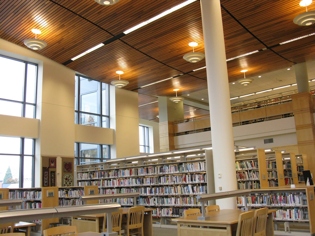 eugene public library interior