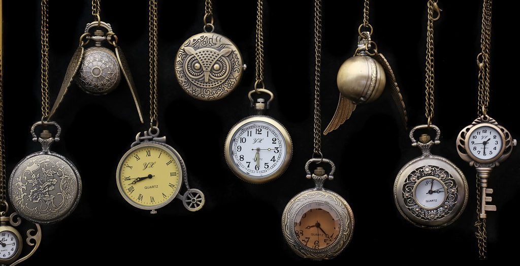 pocket watches on chains